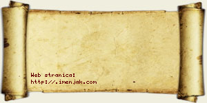 Jovana Kljajić vizit kartica